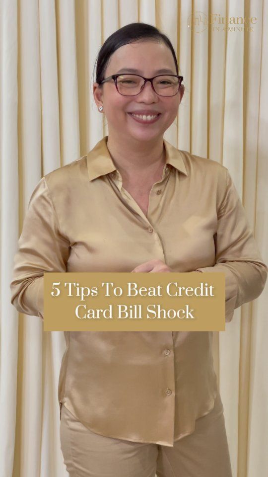 Say bye to credit card bill shock!